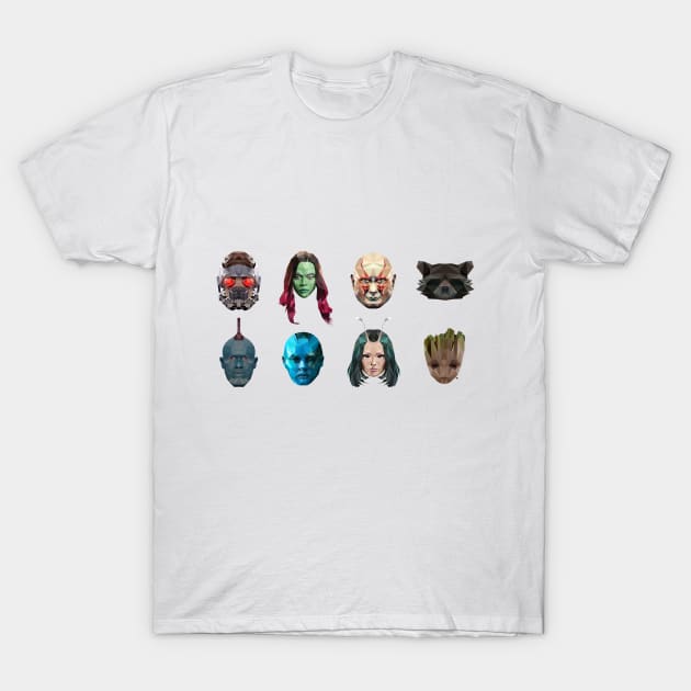 Guardians Of the Galaxy Poly (orizzontal) T-Shirt by CriSan